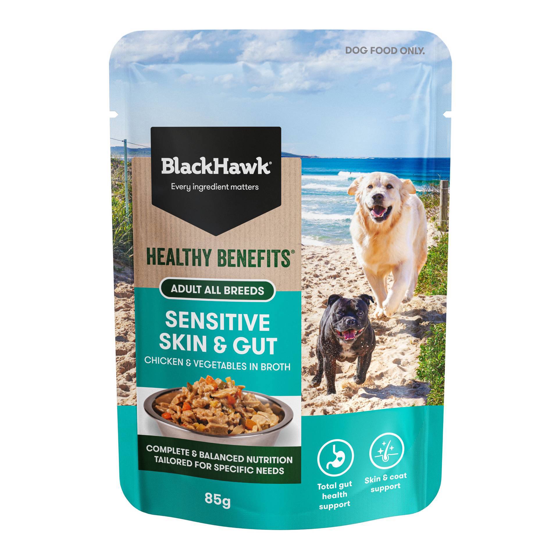Healthy Benefits Sensitive Skin & Gut Wet Food - 85g