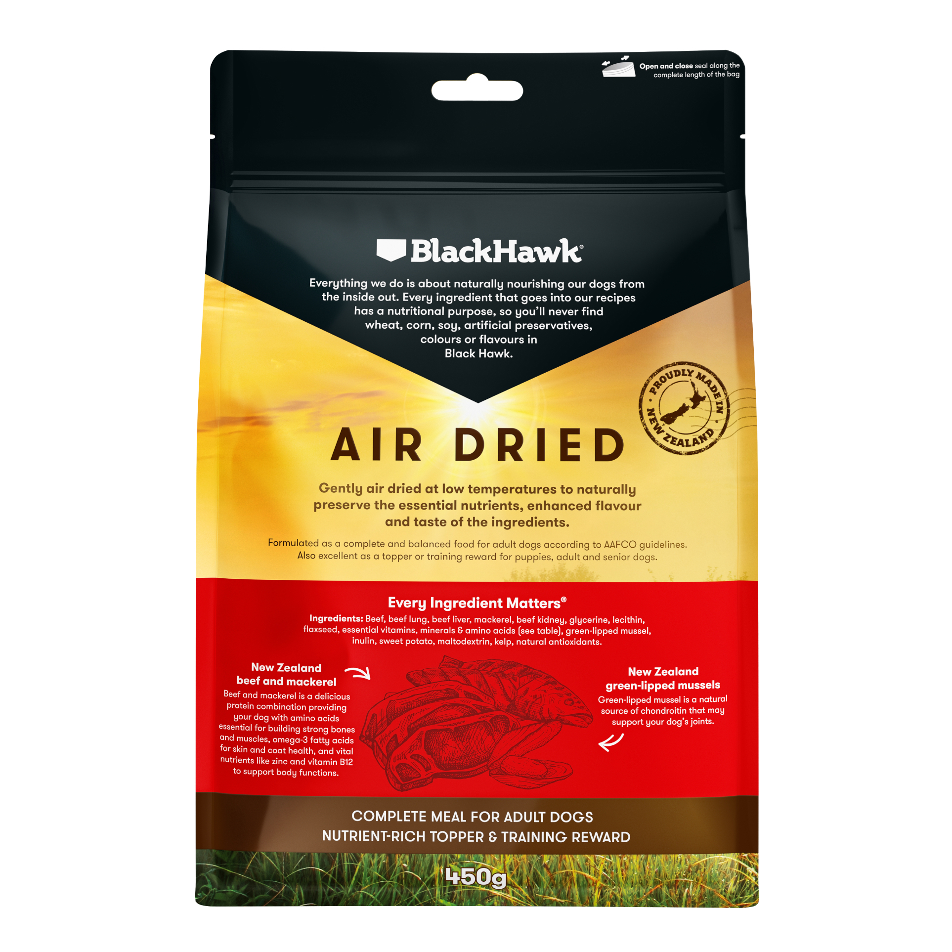 Air Dried Dog Food - Beef & Mackerel